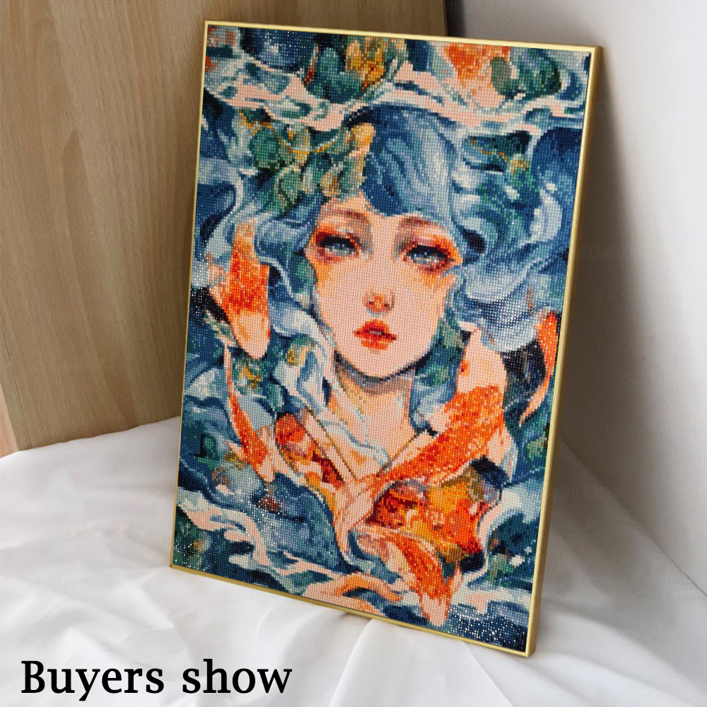1PC frameless 5D Diy Diamond P - Photo Mosaic Print 评论和价格