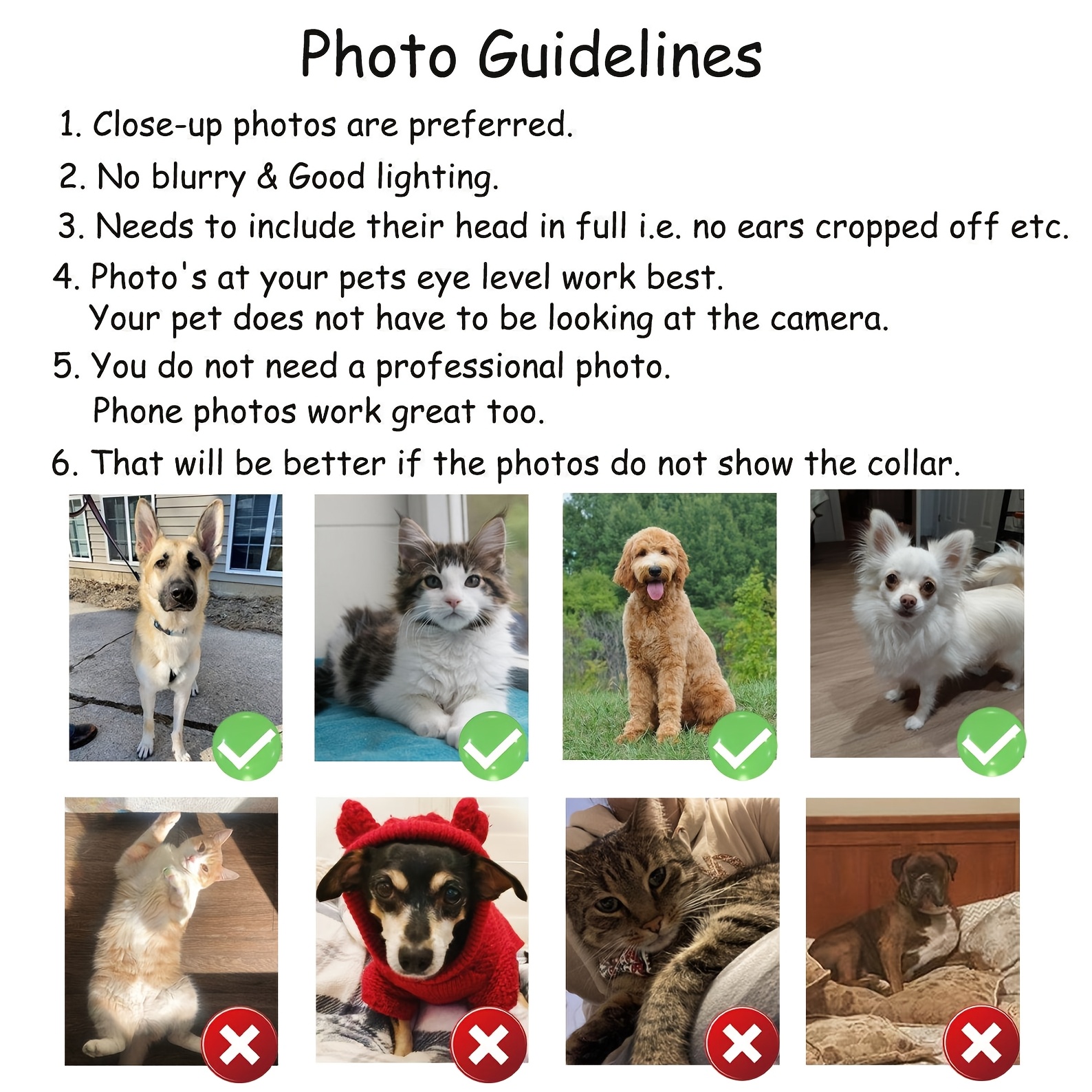 1PC Custom King Queen Dog Cat  - Pet Portrait Custom 评论和价格