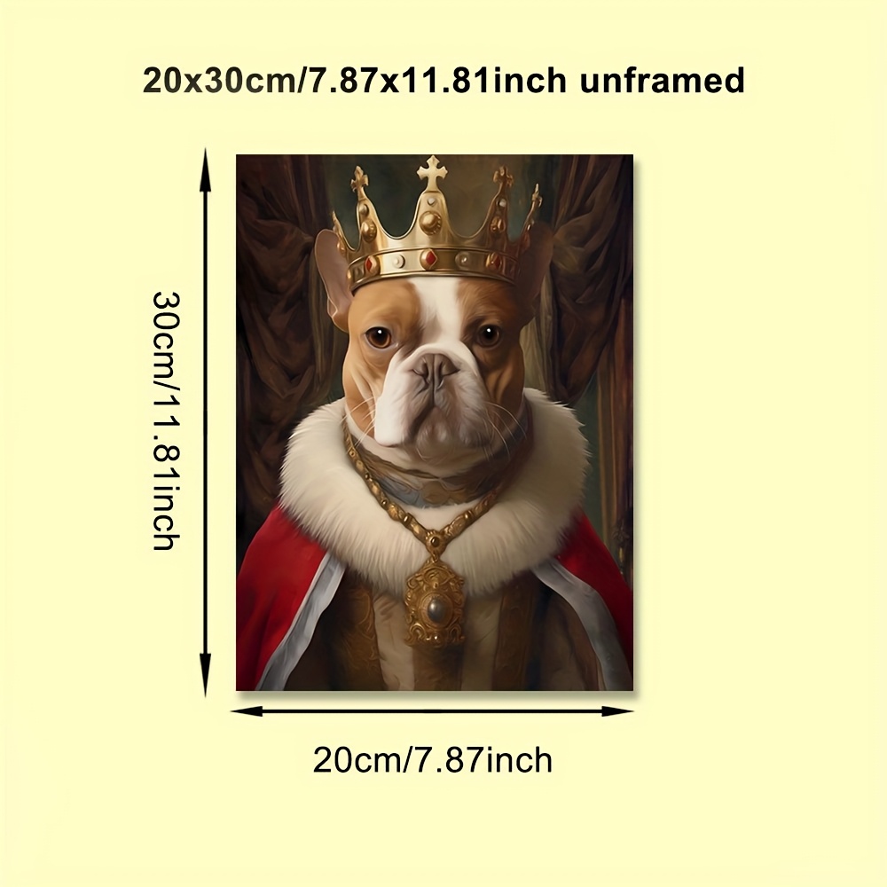 1PC Custom King Queen Dog Cat  - Pet Portrait Custom 评论和价格
