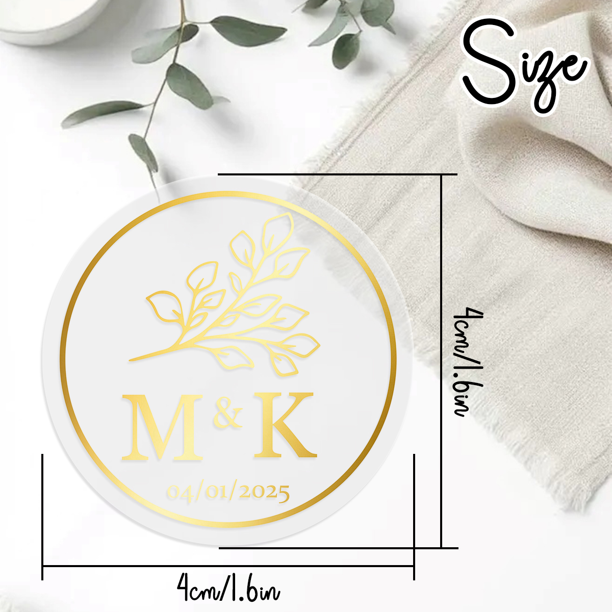 30/60/120/240pcs Custom Text R - Personalised Candle Label 评论和价格