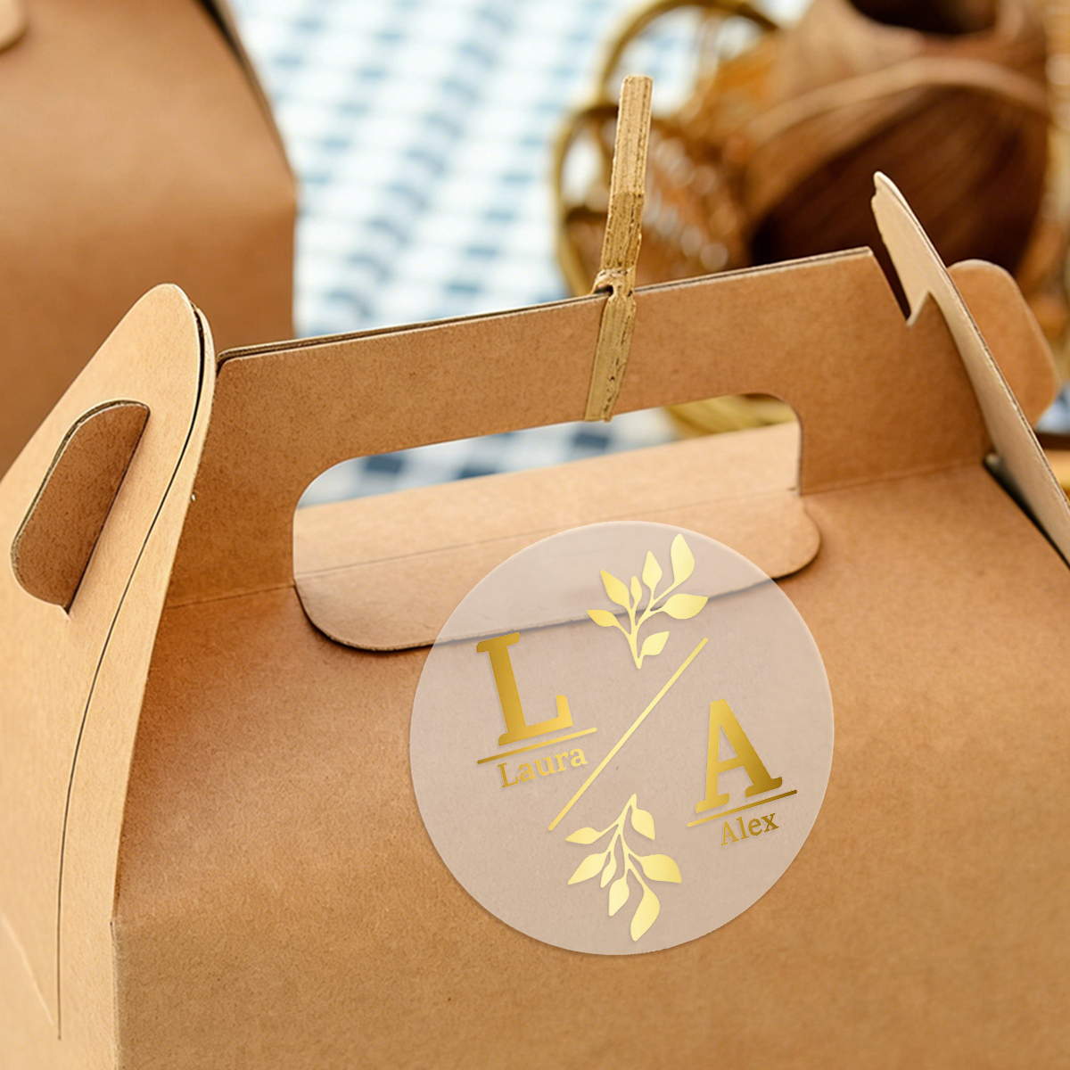 30/60/120/240pcs Custom Text R - Personalised Candle Label 评论和价格