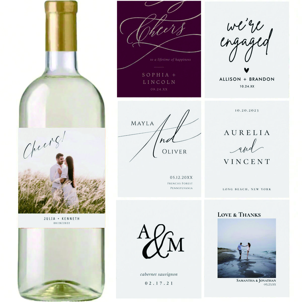 Customized bottle stickers for - Personalised Candle Label 评论和价格