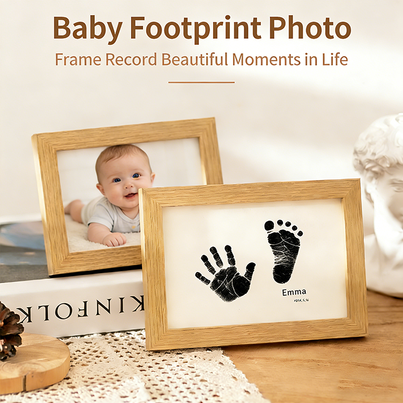Diy Wooden Baby Pet Paw Print  - Engraved Wood Frame 评论和价格