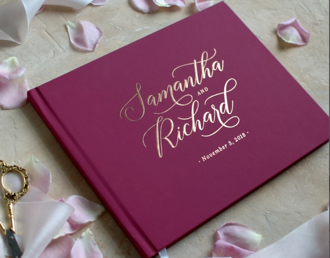 Custom Wedding Guest Book Pers - Custom Photo Book 评论和价格