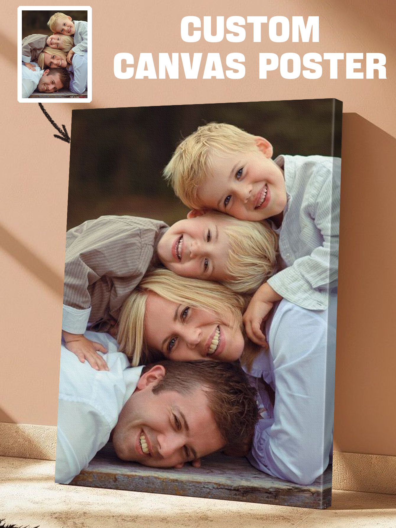 1Pc Custom Big Size Canvas Pos - Pet Portrait Custom 评论和价格