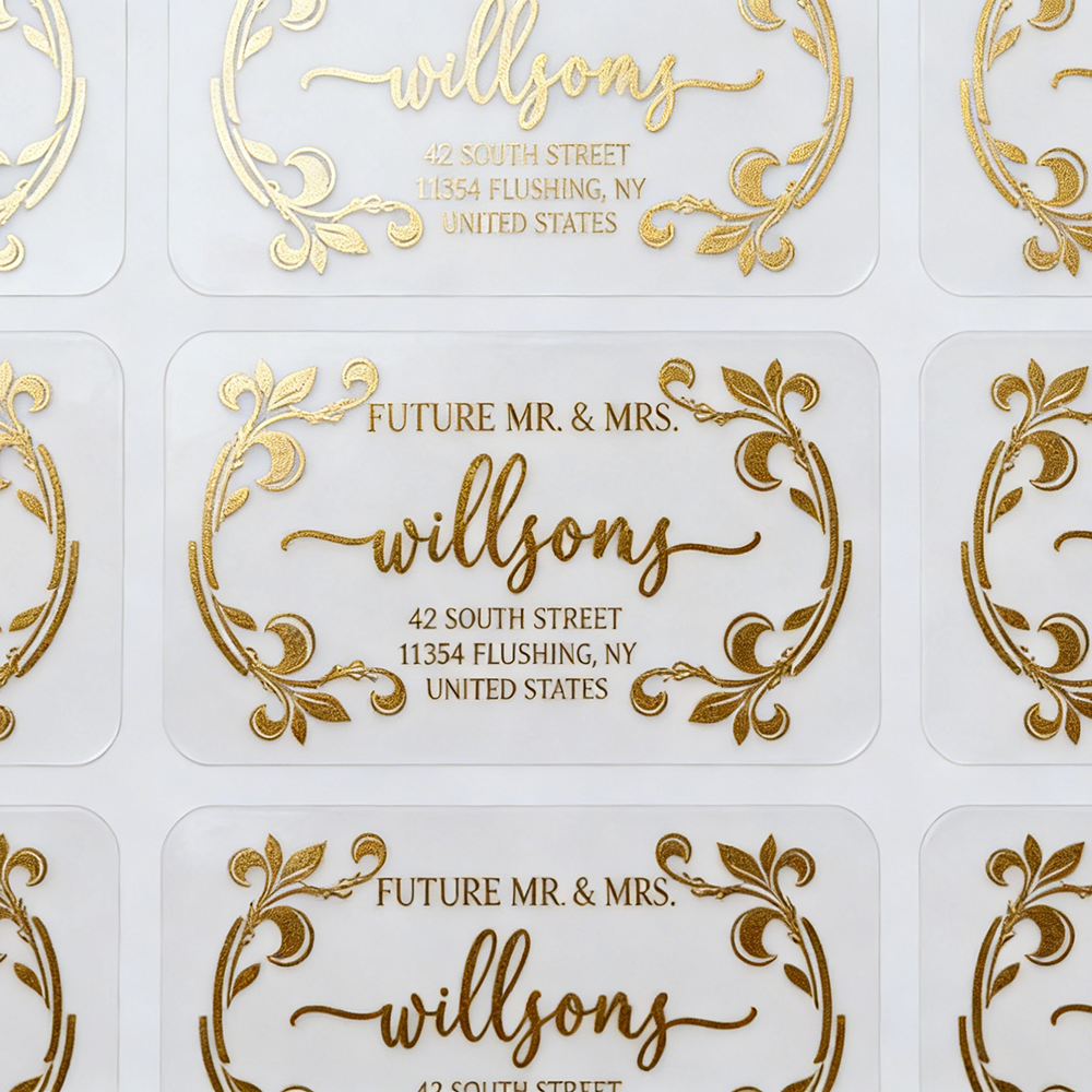 Custom Gold Foil Labels Person - Personalised Candle Label 评论和价格