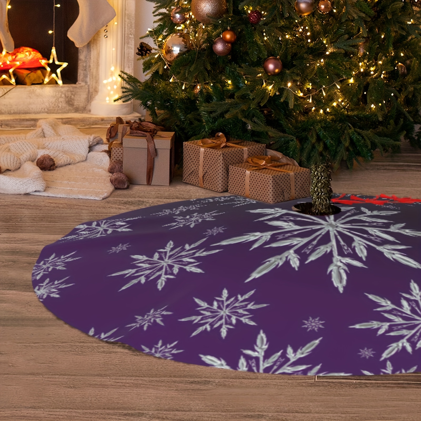 VIKAMA Deep Purple Snowflake P - Family Tree Print 评论和价格