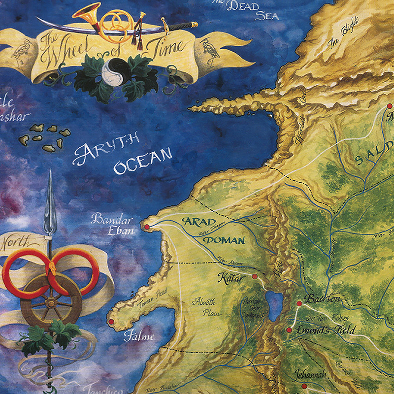 The Wheel of Time Map Poster P - Custom Star Map 评论和价格