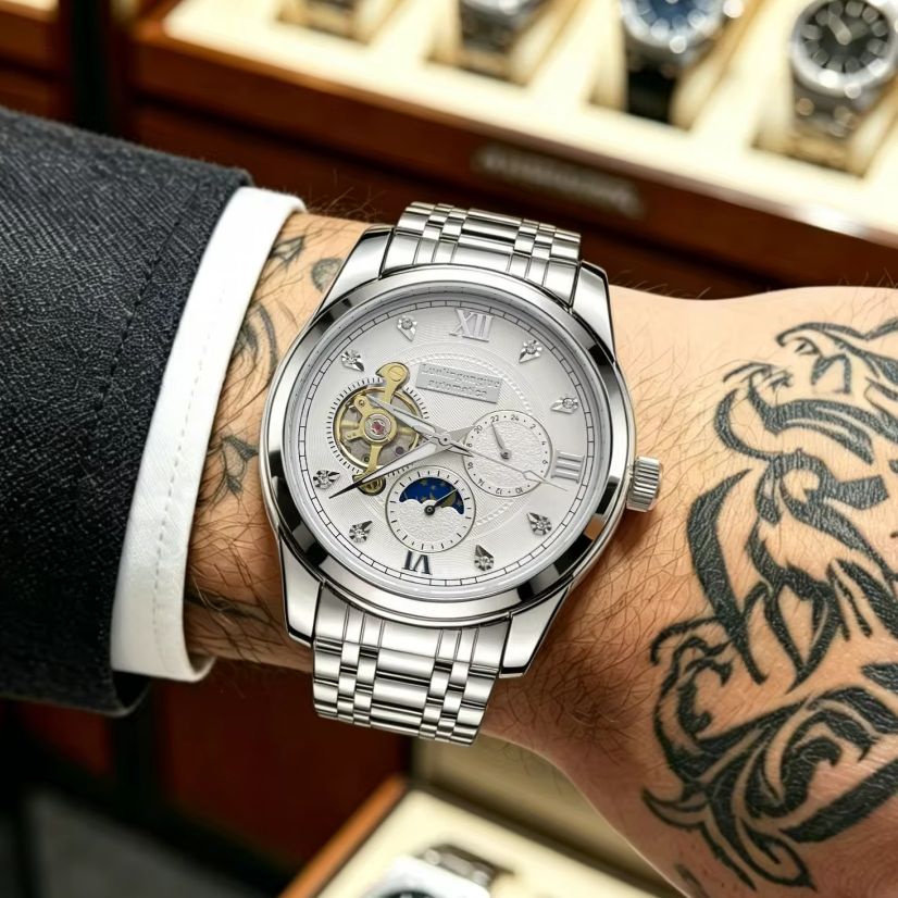 High-End Luxury Men's Automati - Custom Night Sky 评论和价格
