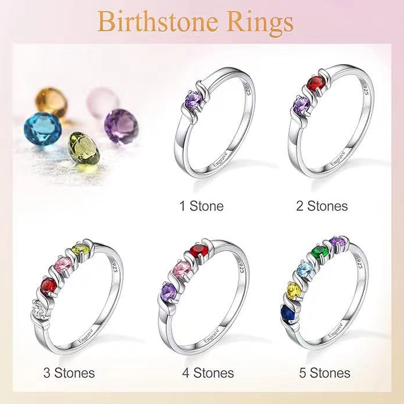 Personalized Names Ring with 1 - Initial Ring Custom 评论和价格