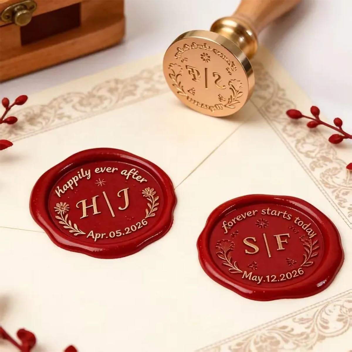 Custom Wax Seal Stamp Kit – Pe - Wax Seal Letter Kit 评论和价格