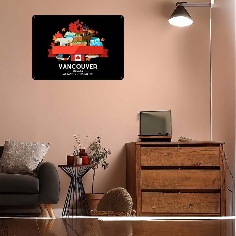 Vancouver City Map Printed Pos - Custom Map Poster 评论和价格