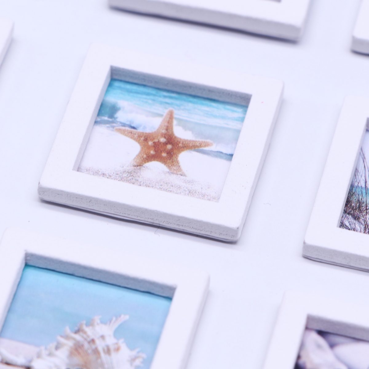 Dollhouse Miniature Wooden Oce - Engraved Wood Frame 评论和价格