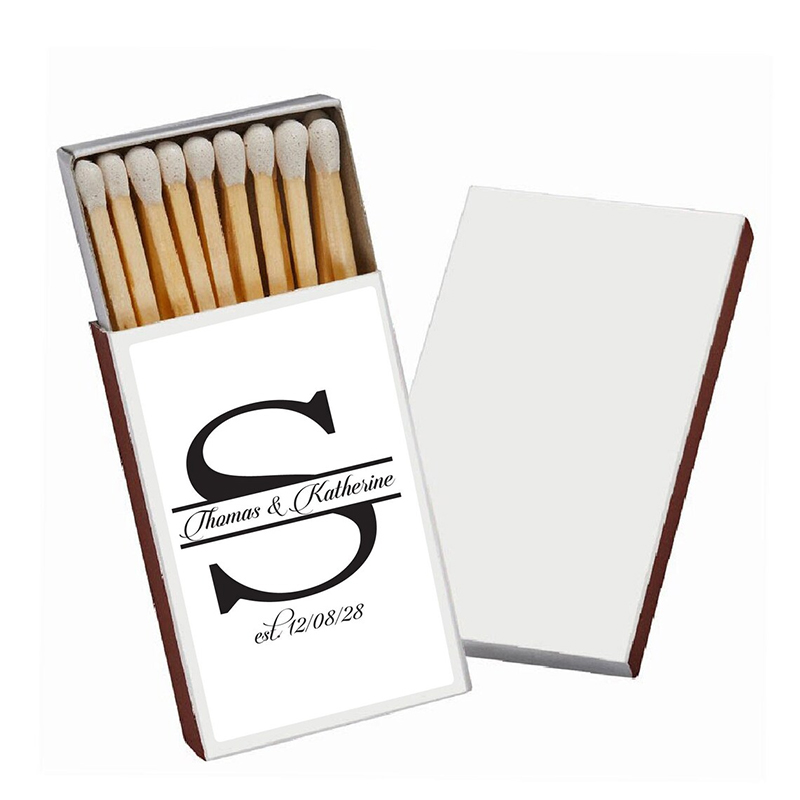 50/100PCS Personalized Matchbo - Personalised Candle Label 评论和价格