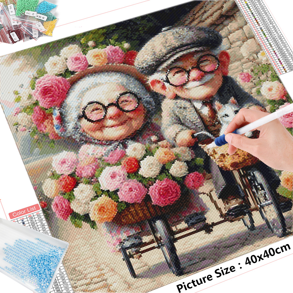 Frameless, Diamond Embroidery  - Photo Mosaic Print 评论和价格