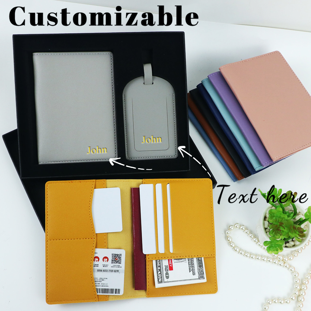 Customized name PU leather pas - Personalized Name Box 评论和价格