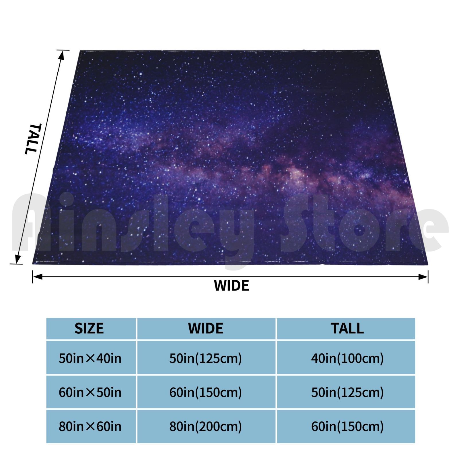 Solar System-Night Sky Blanket - Custom Night Sky 评论和价格