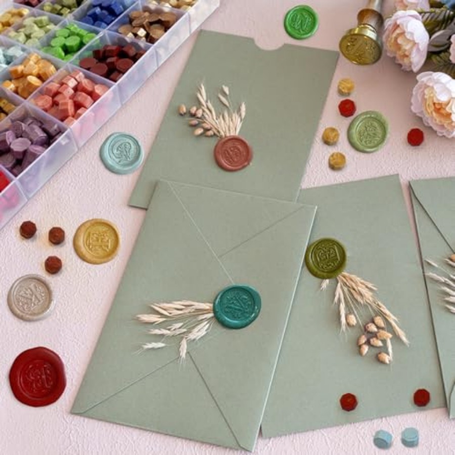 Wax Seal Stamp Kit - Sealing W - Wax Seal Letter Kit 评论和价格